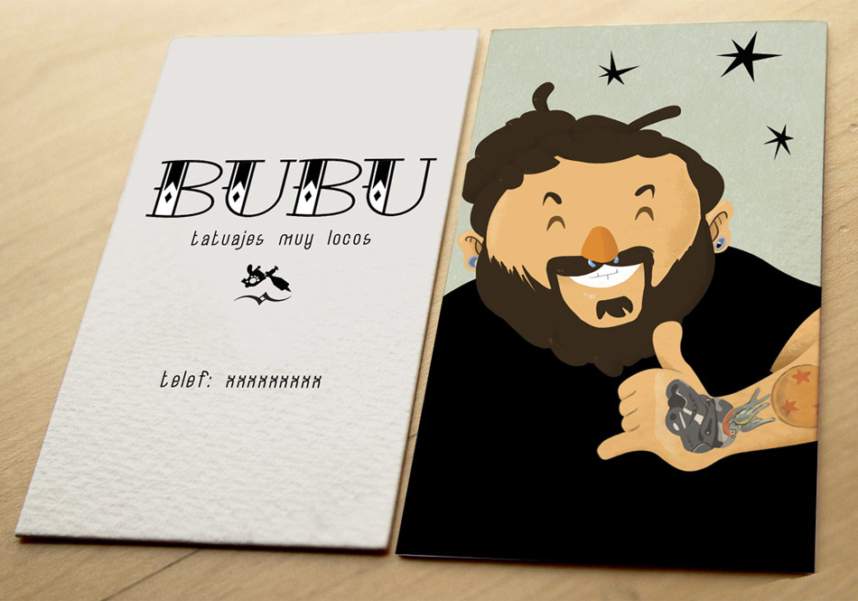 illustration business card